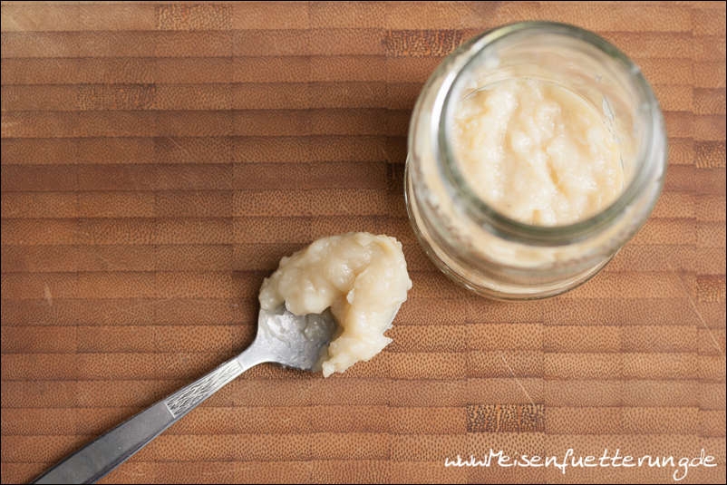 Gerösteter Knoblauch - Meisenfütterung